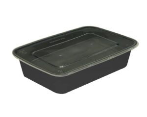 Plastic container 500ml black