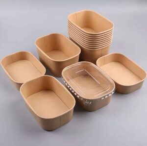 Kraft rectangle box 1000ml