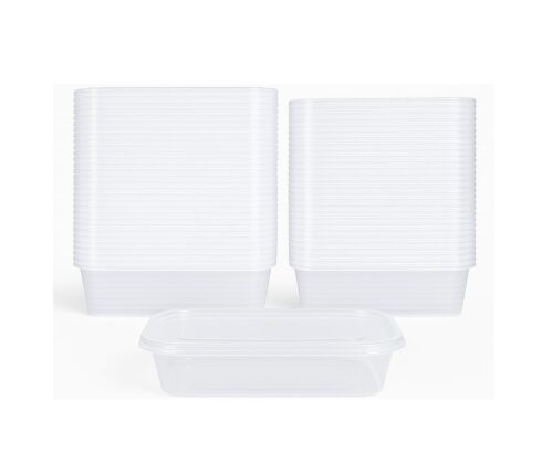 Plastic container 500ml white