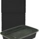 Plastic container 650ml black