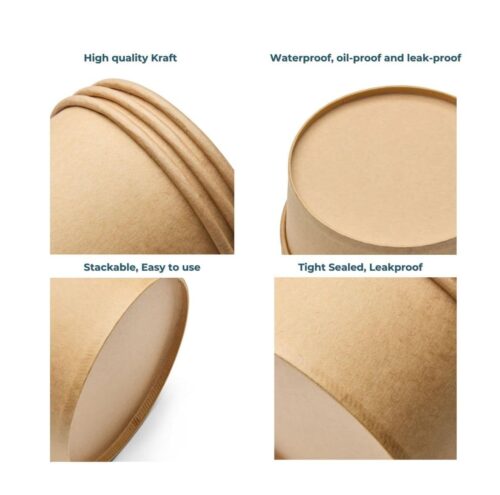 Kraft Round bowl 1000ml