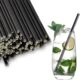 Paper straws black 6*197mm