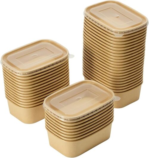 Kraft rectangle box 580ml